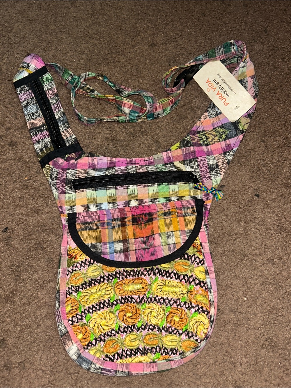 Pura Vida Worldy Art Fanny Pack/Crossbody